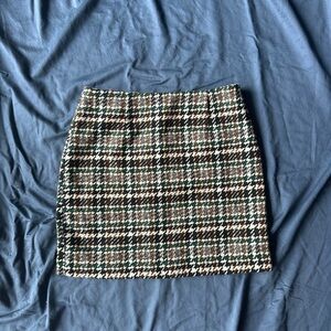 H&M Tweed Mini Skirt